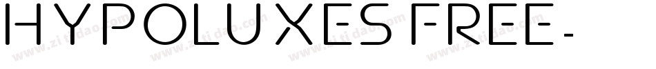 Hypoluxes Free字体转换